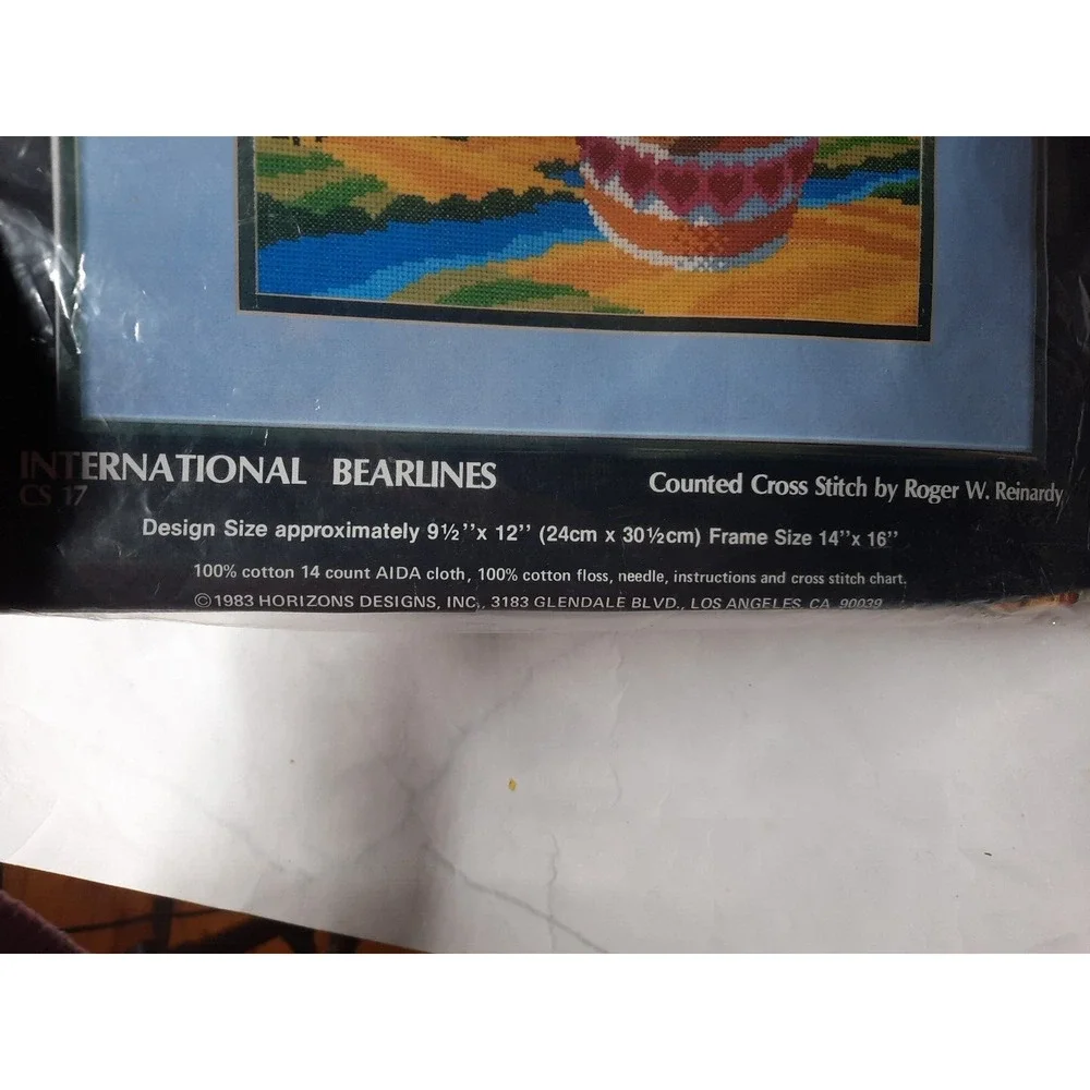 Monarch Horizons Counted Cross Stitch Kit International Bearlines CS 17